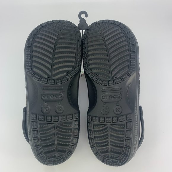 CROCS Baya Slip-On Clogs Comfort Sandals Black 10126-001 size 10 M 12 W